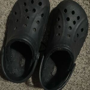 CROCS Womens Black Slip-On Sandals